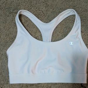 White sports bra